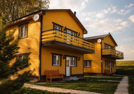 Апартаменты на 2-х гостей с камином и ванной