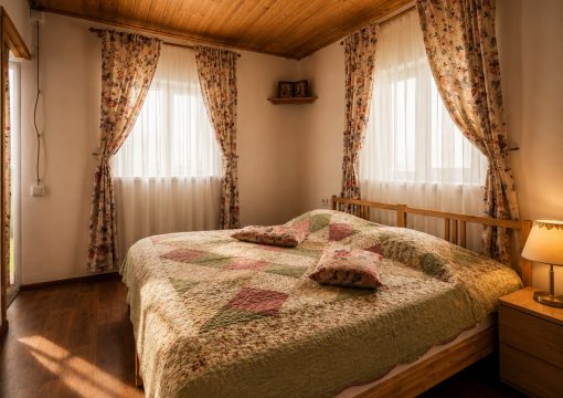 Апартаменты на 4-х гостей с выходом в сад