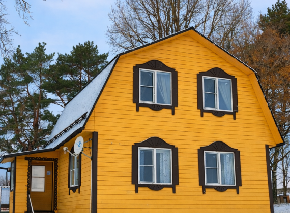 Двухэтажный дом на 6 гостей №1